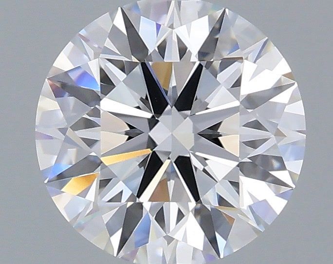 1.53 Carat Round Shaped, Ideal Cut, D Color, VVS2 Clarity, IGI Certified Lab Grown Diamond