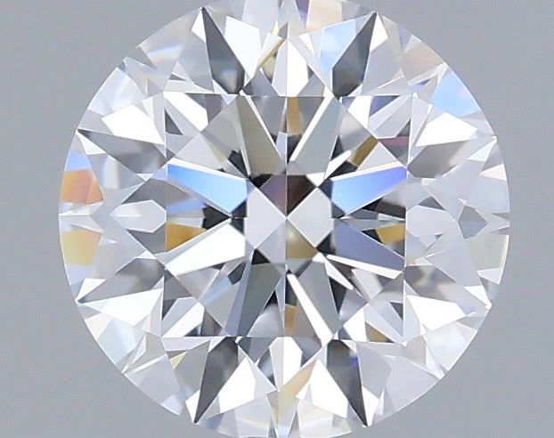 1.23 Carat Round Shaped, Ideal Cut, D Color, VVS2 Clarity, IGI Certified Lab Grown Diamond