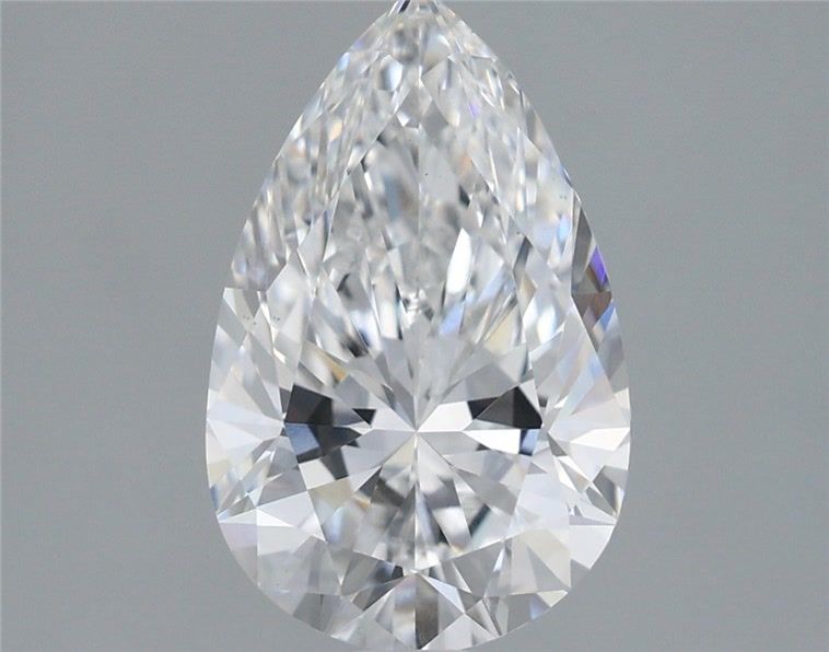 1.93 Carat Pear Shaped, Ideal Cut, E Color, VS1 Clarity, IGI Certified Lab Grown Diamond