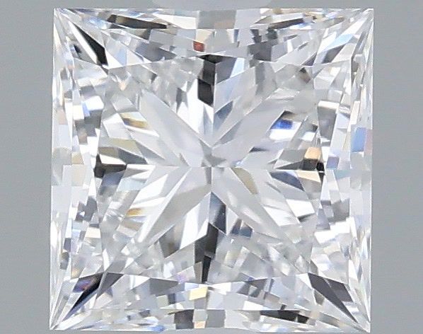 1.03 Carat Princess Shaped, Very Good Cut, D Color, VVS2 Clarity, IGI Certified Lab Grown Diamond