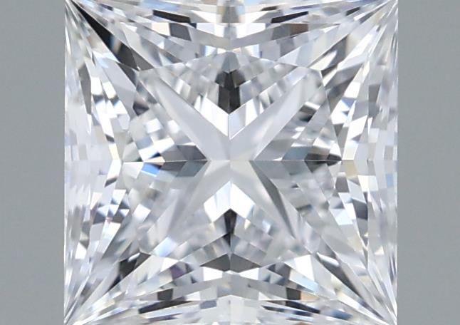 1.20 Carat Princess Shaped, Ideal Cut, D Color, VVS2 Clarity, IGI Certified Lab Grown Diamond