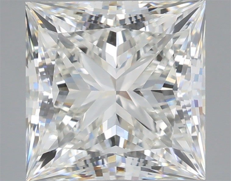 3.30 Carat Princess Shaped, Ideal Cut, G Color, VVS2 Clarity, IGI Certified Lab Grown Diamond