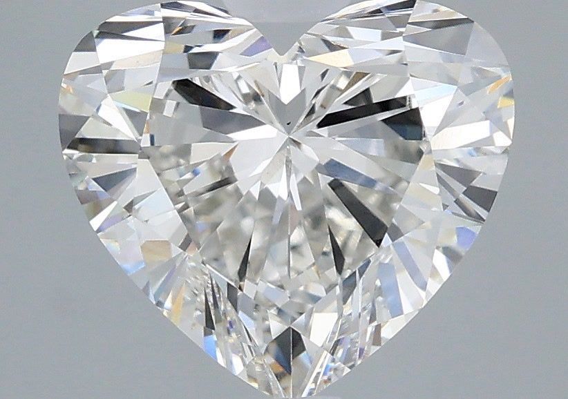 2.58 Carat Heart Shaped, Ideal Cut, G Color, VS1 Clarity, IGI Certified Lab Grown Diamond