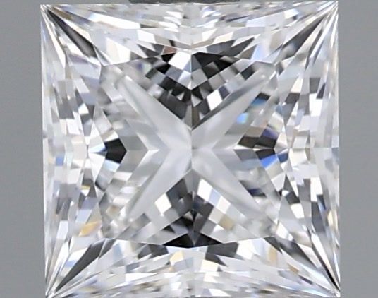 1.03 Carat Princess Shaped, Ideal Cut, D Color, VVS1 Clarity, IGI Certified Lab Grown Diamond