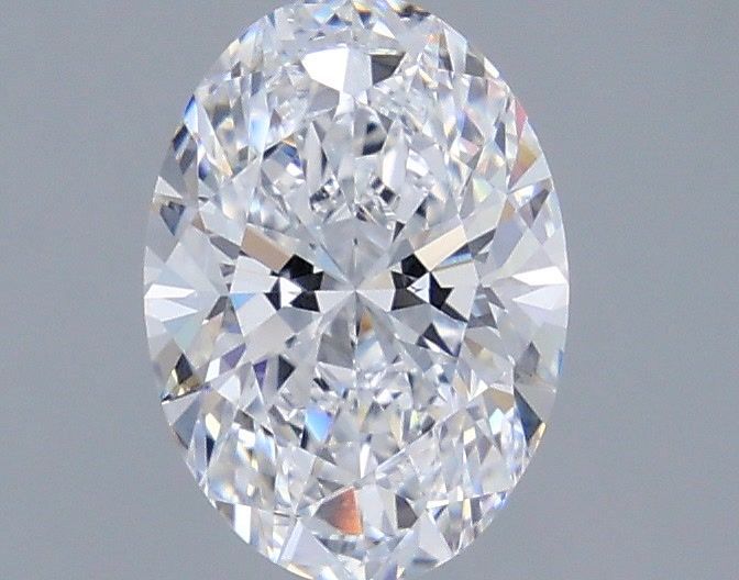1.64 Carat Oval Shaped, Very Good Cut, D Color, VVS2 Clarity, IGI Certified Lab Grown Diamond