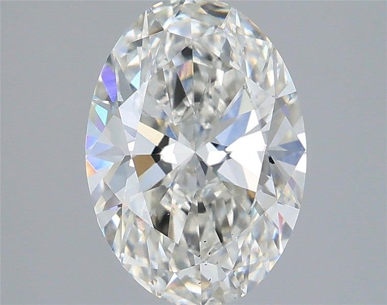2.07 Carat Oval Shaped, Very Good Cut, H Color, VS1 Clarity, IGI Certified Lab Grown Diamond