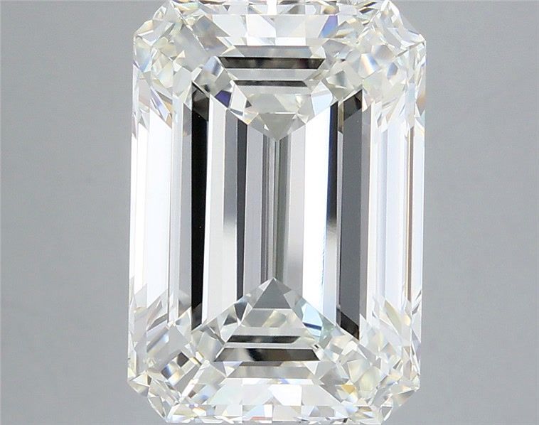 8.20 Carat Emerald Shaped, Very Good Cut, H Color, VVS2 Clarity, IGI Certified Lab Grown Diamond