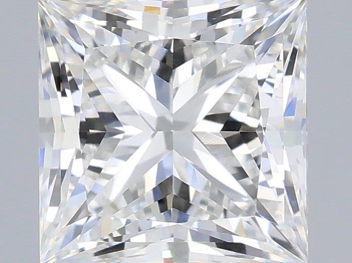 1.06 Carat Princess Shaped, Very Good Cut, E Color, VVS2 Clarity, IGI Certified Lab Grown Diamond
