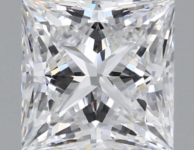 1.10 Carat Princess Shaped, Ideal Cut, D Color, VVS1 Clarity, IGI Certified Lab Grown Diamond