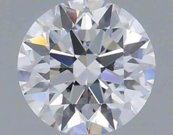 0.69 Carat Round Shaped, Ideal Cut, D Color, VVS2 Clarity, IGI Certified Lab Grown Diamond