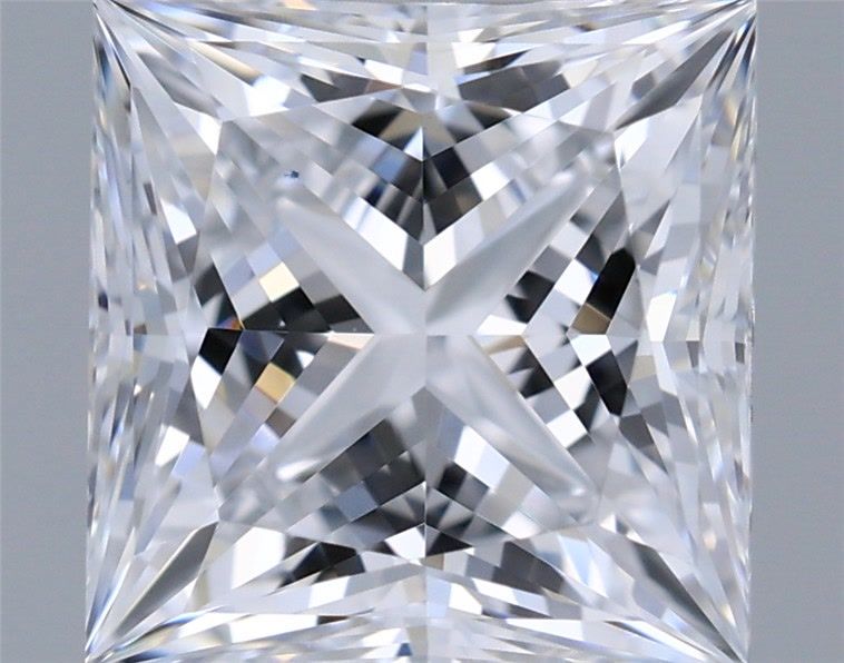 1.23 Carat Princess Shaped, Ideal Cut, D Color, VVS1 Clarity, IGI Certified Lab Grown Diamond