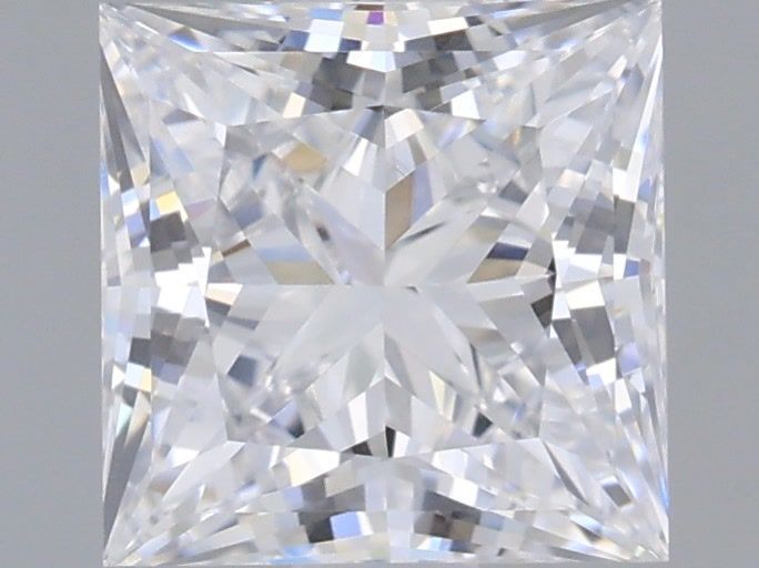 1.05 Carat Princess Shaped, Very Good Cut, D Color, VVS2 Clarity, IGI Certified Lab Grown Diamond