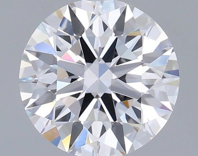 1.24 Carat Round Shaped, Ideal Cut, D Color, VVS2 Clarity, IGI Certified Lab Grown Diamond