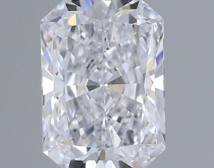 0.96 Carat Radiant Shaped, Ideal Cut, E Color, VS1 Clarity, IGI Certified Lab Grown Diamond