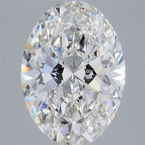 4.10 Carat Oval Shaped, Ideal Cut, G Color, VVS2 Clarity, IGI Certified Lab Grown Diamond