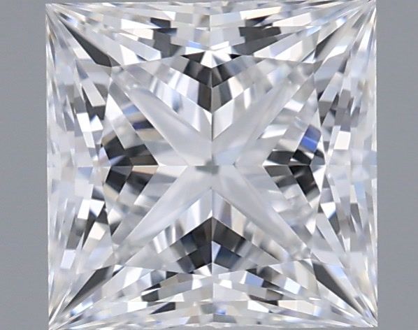 1.10 Carat Princess Shaped, Ideal Cut, D Color, VVS1 Clarity, IGI Certified Lab Grown Diamond