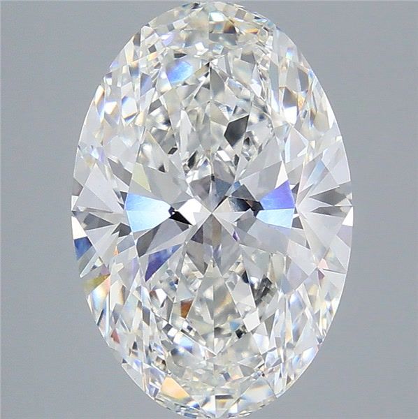 5.09 Carat Oval Shaped, Ideal Cut, F Color, VVS2 Clarity, IGI Certified Lab Grown Diamond