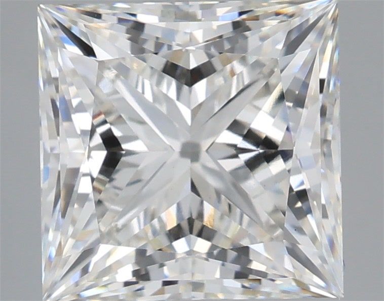 4.05 Carat Princess Shaped, Ideal Cut, G Color, VS1 Clarity, IGI Certified Lab Grown Diamond