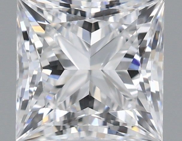 1.03 Carat Princess Shaped, Ideal Cut, D Color, VVS1 Clarity, IGI Certified Lab Grown Diamond