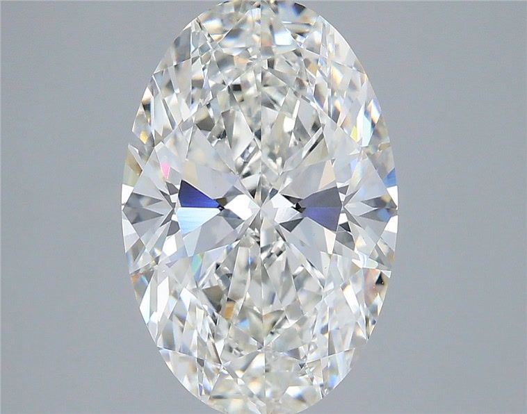 4.06 Carat Oval Shaped, Very Good Cut, G Color, VVS2 Clarity, IGI Certified Lab Grown Diamond