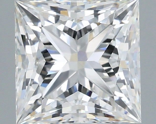 2.08 Carat Princess Shaped, Ideal Cut, G Color, VVS2 Clarity, IGI Certified Lab Grown Diamond
