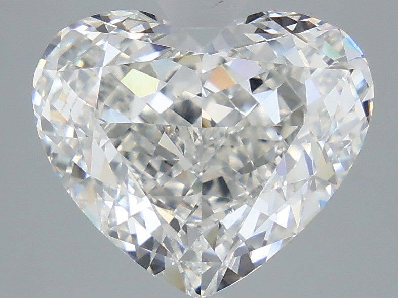 5.51 Carat Heart Shaped, Ideal Cut, F Color, VVS2 Clarity, IGI Certified Lab Grown Diamond