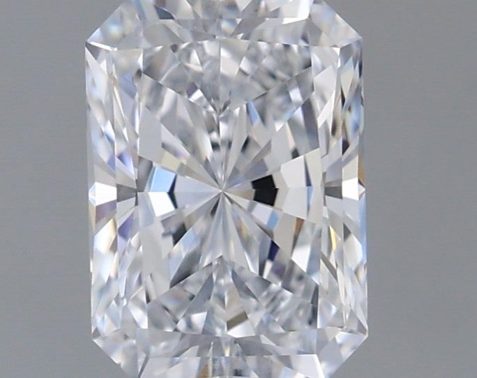 0.99 Carat Radiant Shaped, Ideal Cut, E Color, IF Clarity, IGI Certified Lab Grown Diamond