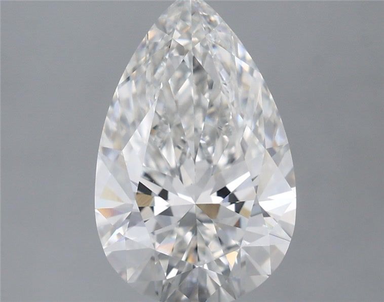 2.09 Carat Pear Shaped, Ideal Cut, E Color, VVS2 Clarity, IGI Certified Lab Grown Diamond