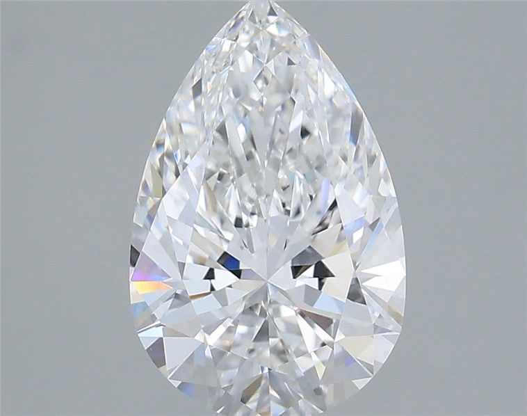 2.00 Carat Pear Shaped, Very Good Cut, E Color, VVS2 Clarity, IGI Certified Lab Grown Diamond