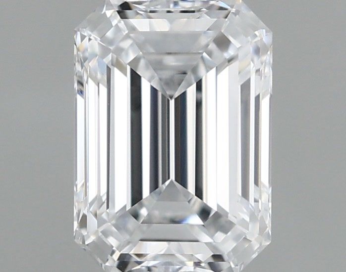 1.01 Carat Emerald Shaped, Ideal Cut, D Color, IF Clarity, IGI Certified Lab Grown Diamond