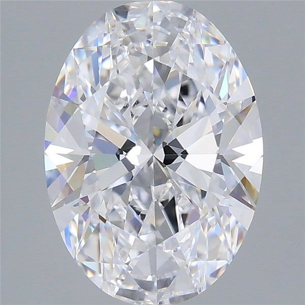 2.80 Carat Oval Shaped, Very Good Cut, D Color, VVS1 Clarity, IGI Certified Lab Grown Diamond