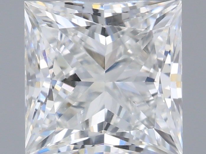 1.06 Carat Princess Shaped, Very Good Cut, E Color, VVS2 Clarity, IGI Certified Lab Grown Diamond