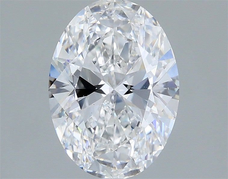 1.38 Carat Oval Shaped, Very Good Cut, D Color, VS2 Clarity, IGI Certified Lab Grown Diamond