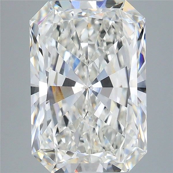 5.08 Carat Radiant Shaped, Excellent Cut, F Color, VVS2 Clarity, IGI Certified Lab Grown Diamond