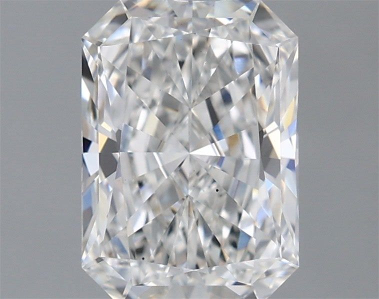 1.61 Carat Radiant Shaped, Ideal Cut, E Color, VS2 Clarity, IGI Certified Lab Grown Diamond