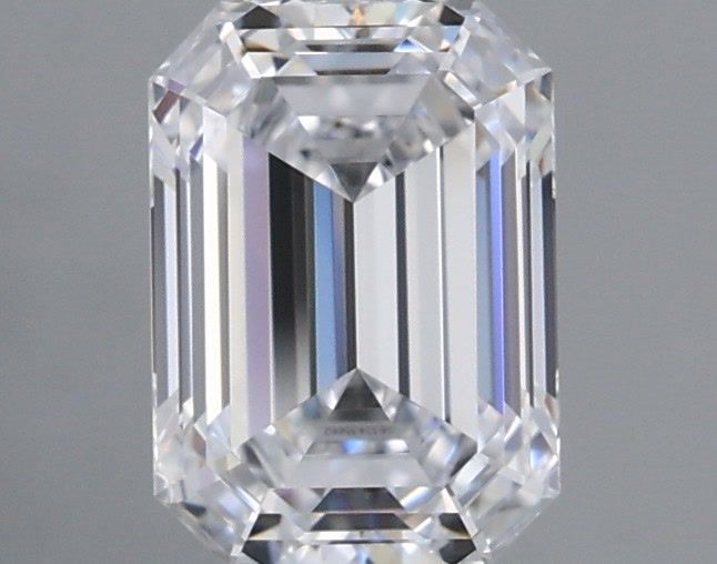 1.06 Carat Emerald Shaped, Ideal Cut, D Color, IF Clarity, IGI Certified Lab Grown Diamond