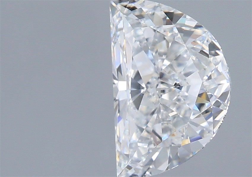 1.52 Carat Half Moon Shaped, Very Good Cut, D Color, VS1 Clarity, IGI Certified Lab Grown Diamond