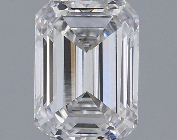 1.04 Carat Emerald Shaped, Ideal Cut, F Color, VVS1 Clarity, IGI Certified Lab Grown Diamond