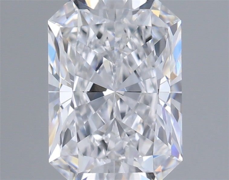 1.57 Carat Radiant Shaped, Ideal Cut, D Color, VVS1 Clarity, IGI Certified Lab Grown Diamond