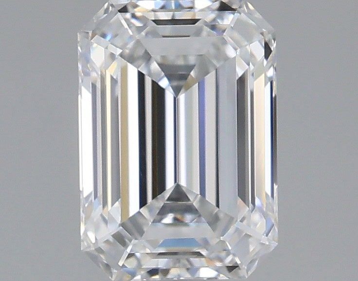 1.24 Carat Emerald Shaped, Ideal Cut, D Color, VS1 Clarity, IGI Certified Lab Grown Diamond