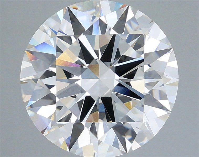 5.09 Carat Round Shaped, Ideal Cut, E Color, VVS2 Clarity, IGI Certified Lab Grown Diamond