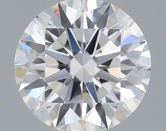 0.55 Carat Round Shaped, Excellent Cut, E Color, VVS2 Clarity, IGI Certified Lab Grown Diamond