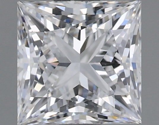 1.04 Carat Princess Shaped, Ideal Cut, D Color, VVS2 Clarity, IGI Certified Lab Grown Diamond