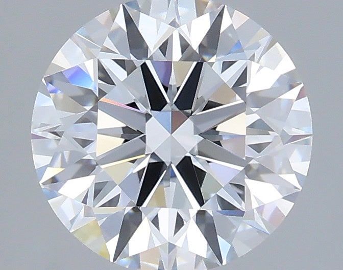 2.06 Carat Round Shaped, Ideal Cut, F Color, VVS2 Clarity, IGI Certified Lab Grown Diamond