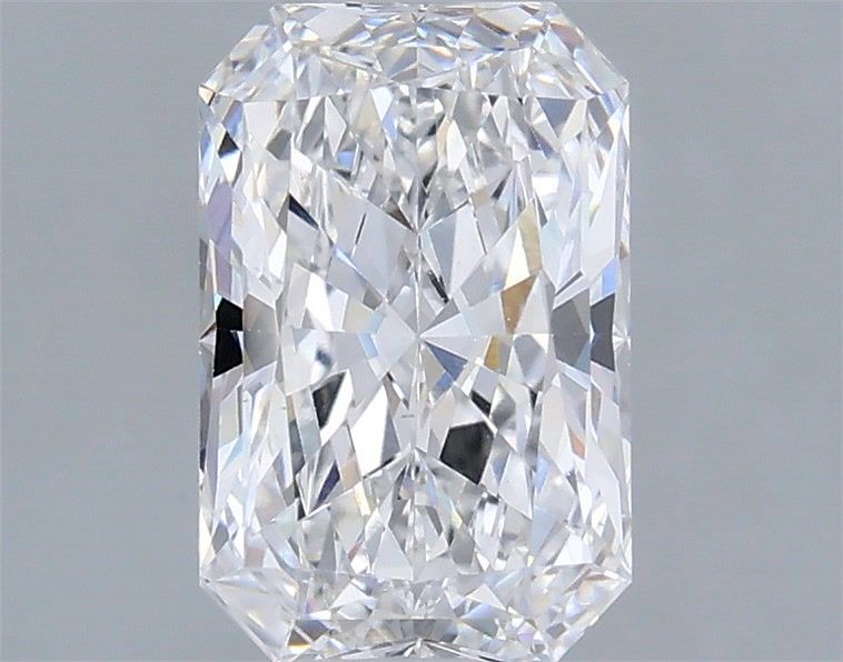 1.75 Carat Radiant Shaped, Ideal Cut, D Color, VS1 Clarity, IGI Certified Lab Grown Diamond
