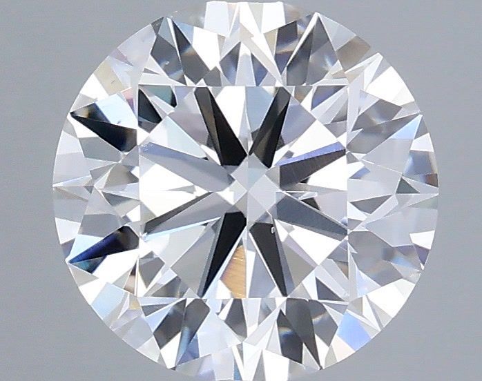 1.81 Carat Round Shaped, Excellent Cut, D Color, VS2 Clarity, IGI Certified Lab Grown Diamond