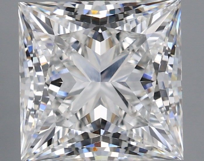 2.91 Carat Princess Shaped, Ideal Cut, E Color, VVS2 Clarity, IGI Certified Lab Grown Diamond
