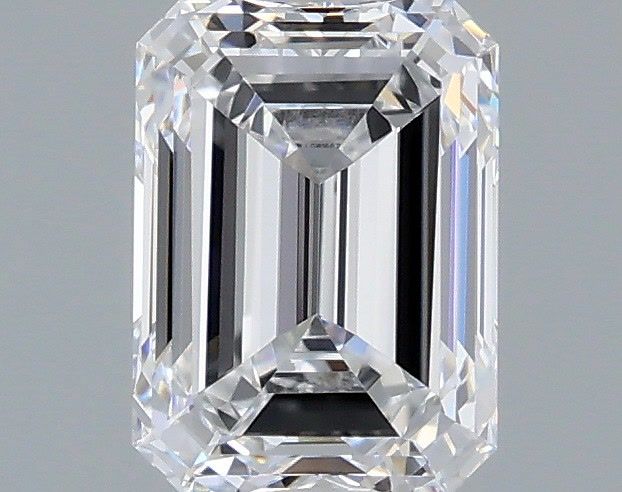 1.05 Carat Emerald Shaped, Ideal Cut, D Color, VVS1 Clarity, IGI Certified Lab Grown Diamond