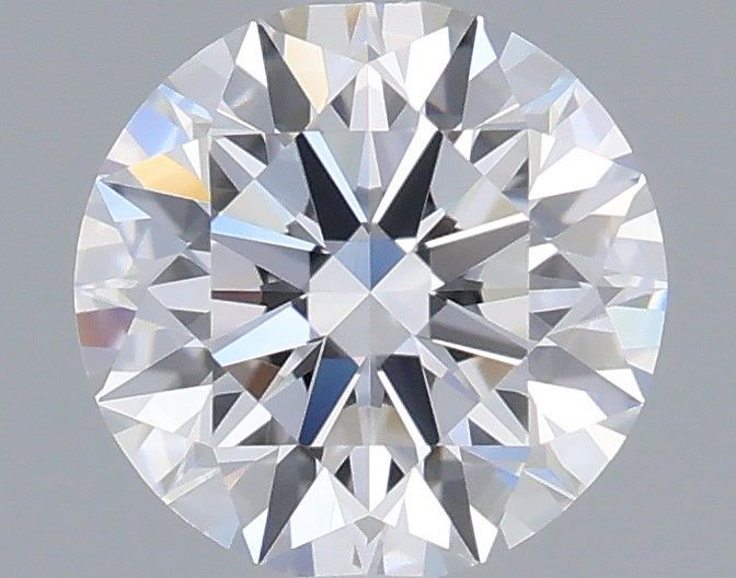 0.54 Carat Round Shaped, Ideal Cut, D Color, VVS2 Clarity, IGI Certified Lab Grown Diamond