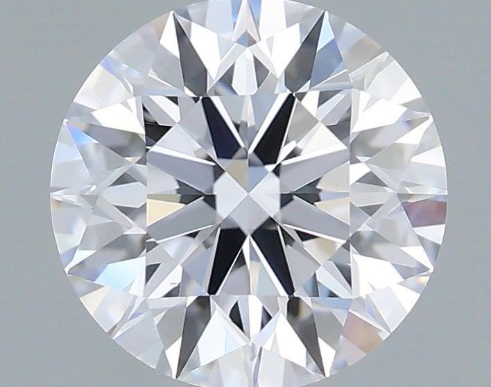 1.23 Carat Round Shaped, Ideal Cut, D Color, VVS2 Clarity, IGI Certified Lab Grown Diamond